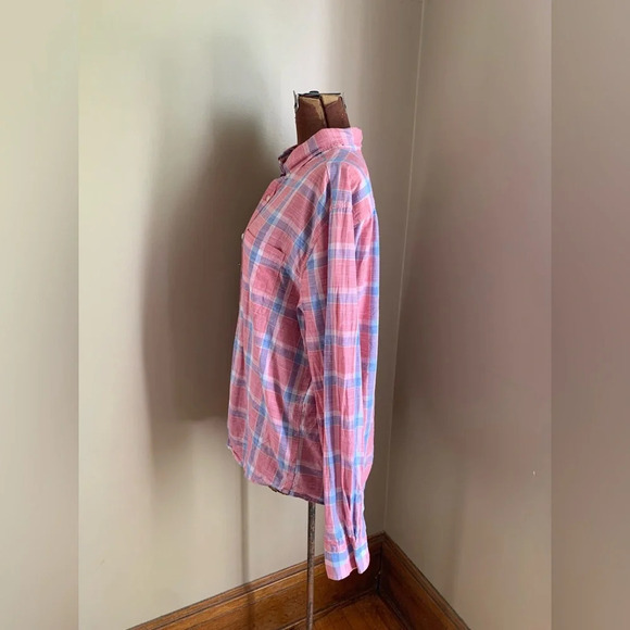 American eagle button down shirt, plaid, long sleeve - Picture 6 of 8